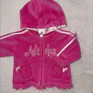 🛍PRETTY Little GIRLS ADIDAS SWEATSHIRT SIZE 9 MONTH 🛍